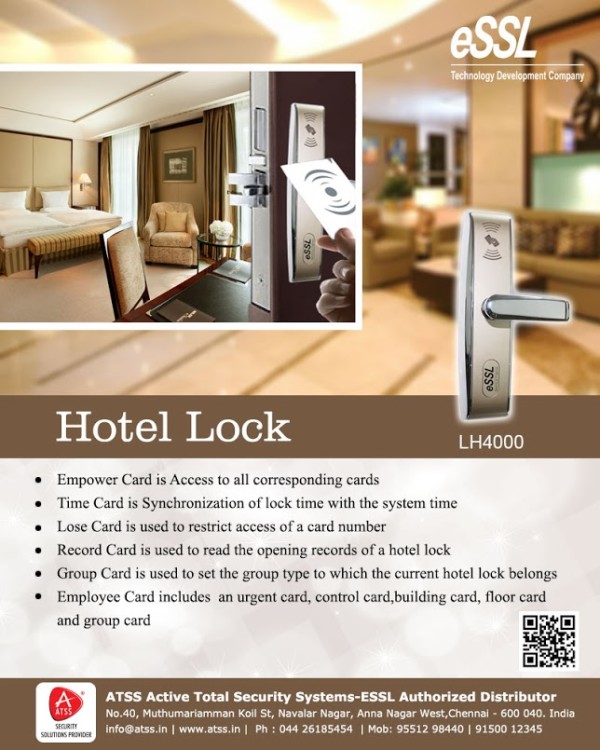 RFID Card Hotel Door Lock System
