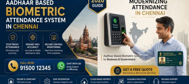 Aadhaar Based Biometric Attendance System Chennai India-ESSL