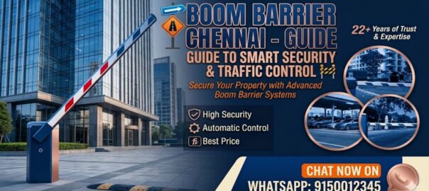 Boom barrier Chennai automatic gate system for parking