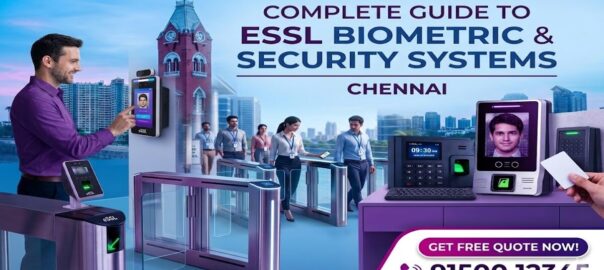 ESSL Chennai biometric attendance and access control system installation in office environment