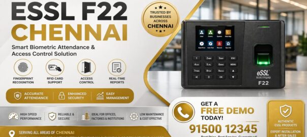 ESSL F22 Chennai biometric attendance and access control system