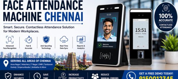 face attendance machine Chennai biometric system with contactless attendance