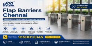 Flap barriers Chennai with biometric access control system