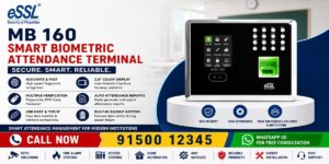 ESSL MB20 biometric attendance system Chennai with face recognition fingerprint RFID