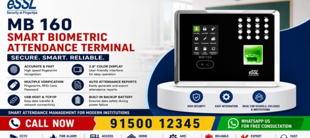 ESSL MB20 biometric attendance system Chennai with face recognition fingerprint RFID