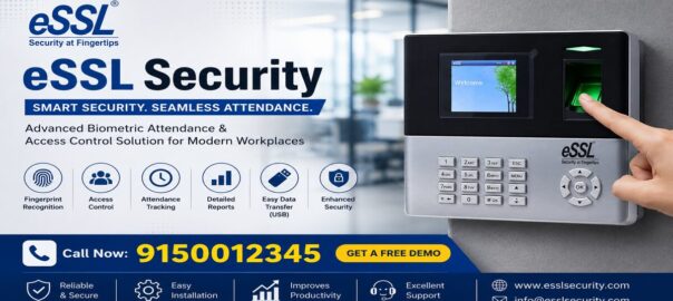 ESSL Chennai biometric attendance and access control system installation in office environment