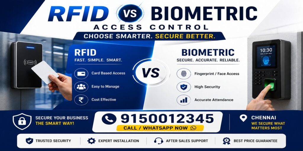RFID vs Biometric Access Control in Chennai