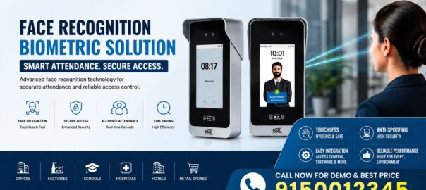 Face recognition biometric attendance system with eSSL devices.