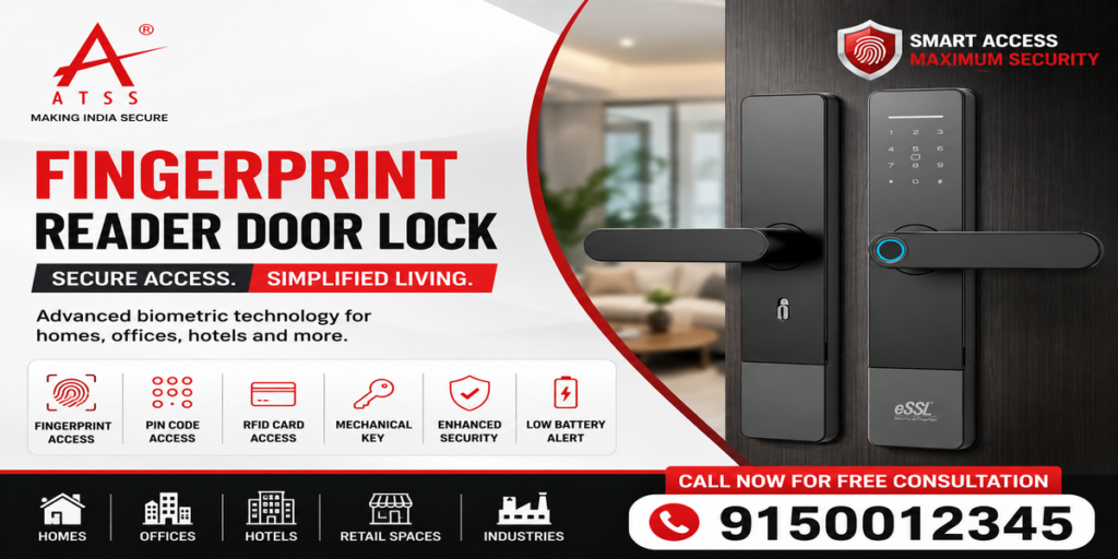 Fingerprint Reader Door Lock | Smart Biometric Door Security